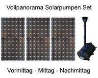 Solarteichpumpen Set OASE Aquarius 700 Multi Panorama
