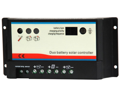 Laderegler 12-24V 20A fr 2 Batterien