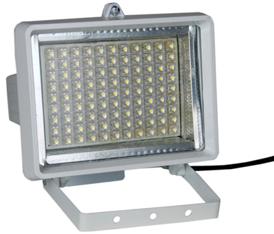 Solar LED Strahler mit 99 LEDs 12 Volt DC 