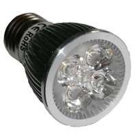 LED Spotlight 5x1 Watt Leistung 12 Volt DC Gleichspannung E27 Schraubfassung