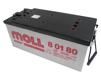 Moll Solarbatterie 180 Ah 12 Volt