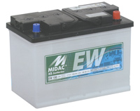 Solar Batterie Midac EW 100 Ah 12 Volt