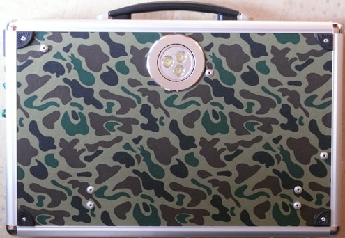 Solarkoffer im Camouflage Design