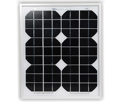 Solarmodul monokristallin 12 Volt mit 10 Watt bis 150 Watt