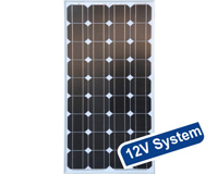 Solarmodul monokristallin 12 Volt mit 10 Watt bis 150 Watt