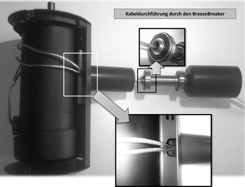 Breeze Breaker Windturbine Lagerung