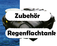 Zubehr zum Regenwasser Flachtank